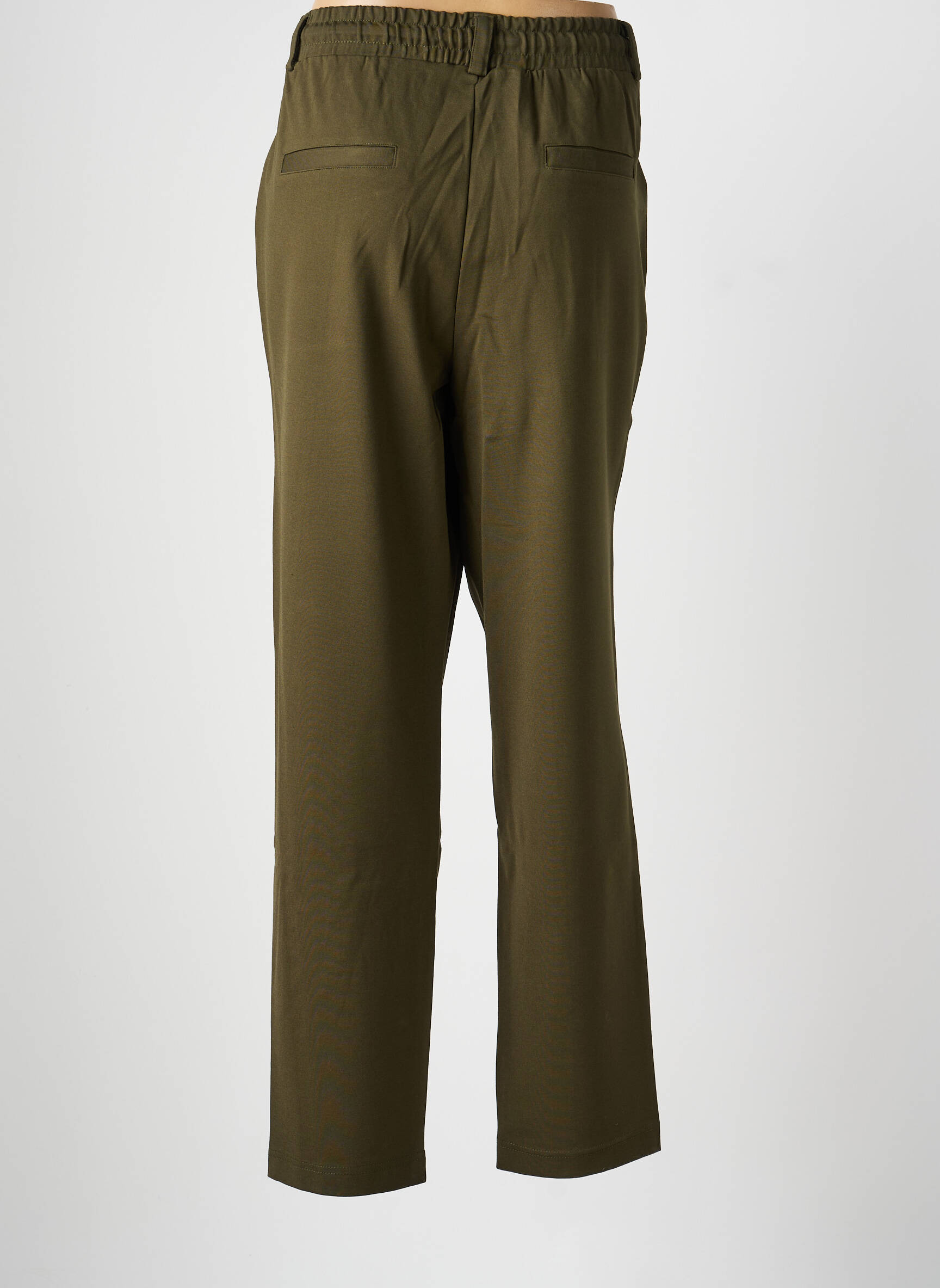 Pantalon drept elasticitate mărime normală verde SHEEGO femeie