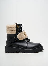 Botine/ghete țesătură satinată toc de 4 la 6 cm negru LIU JO femme