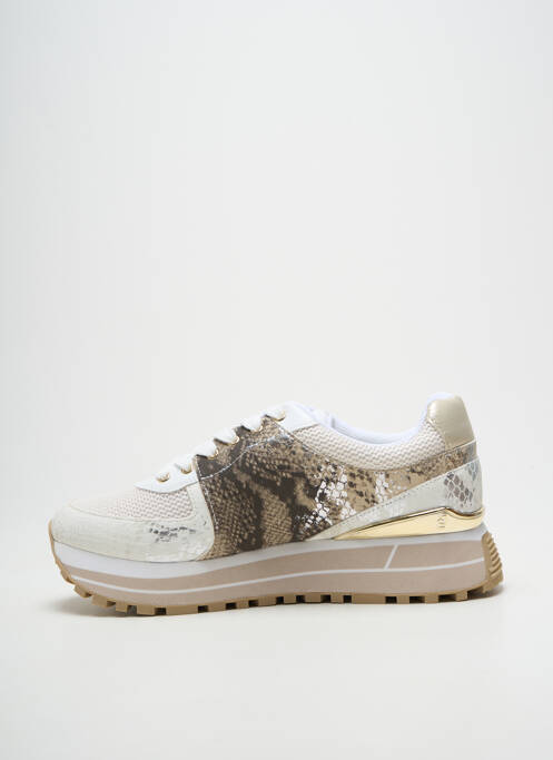 Adidași țesătură satinată toc de 4 la 6 cm alb LIU JO femme