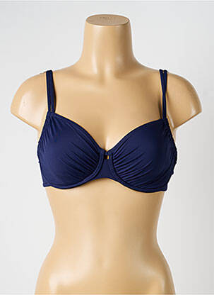 Sutien de costum de baie elasticitate sutien balconet cu decolteu înalt albastru SUNFLAIR femeie