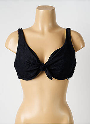 Sutien de costum de baie elasticitate sutien balconet cu decolteu înalt negru YSABEL MORA femme