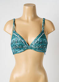 Sutien de costum de baie elasticitate sutien balconet cu decolteu înalt verde OLYMPIA femme