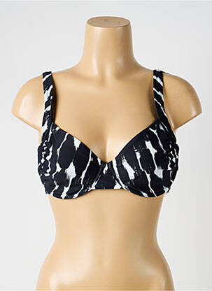 Sutien de costum de baie elasticitate sutien balconet cu decolteu înalt negru YSABEL MORA femeie