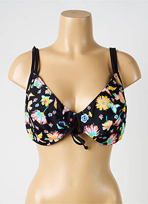 Sutien de costum de baie elasticitate sutien balconet cu decolteu înalt negru YSABEL MORA femeie