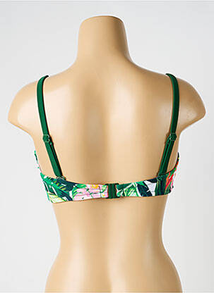 Sutien de costum de baie elasticitate top bentiță verde YSABEL MORA femeie