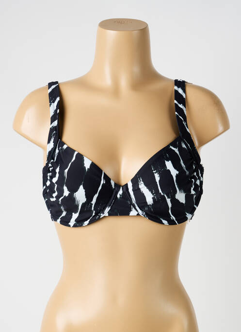Sutien de costum de baie elasticitate sutien balconet cu decolteu înalt negru YSABEL MORA femme