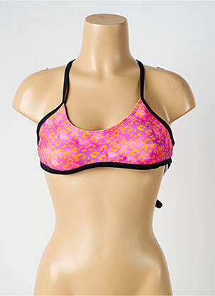 Sutien de costum de baie elasticitate sutien balconet cu decolteu înalt roz SUNMARIN femeie