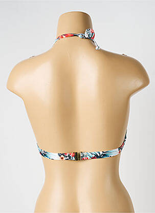 Sutien de costum de baie elasticitate top triunghiuri alb OLYMPIA femeie