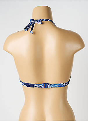 Sutien de costum de baie elasticitate top sutien modelat albastru OLYMPIA femeie