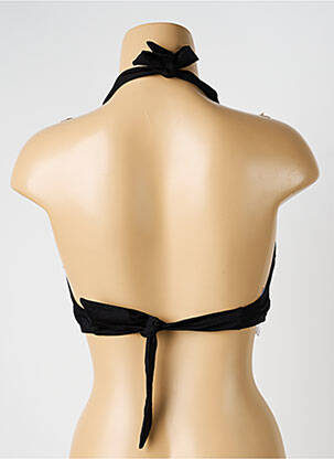 Sutien de costum de baie elasticitate sutien cu susținere înaltă și burete detașabil negru ADMAS femeie