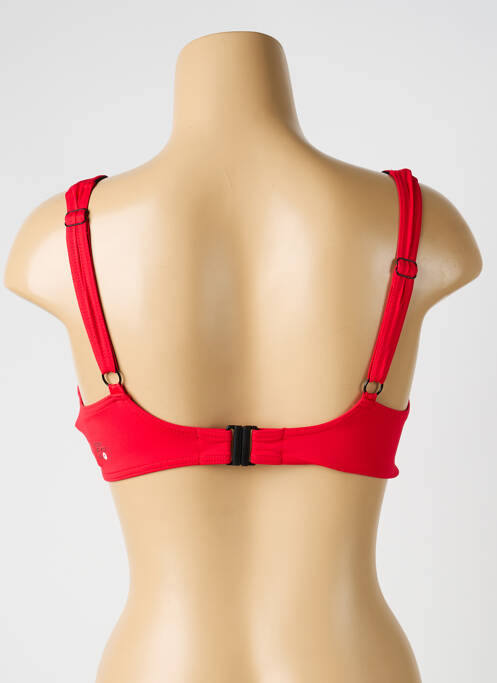 Sutien de costum de baie elasticitate sutien balconet cu decolteu înalt roșu SUNFLAIR femme