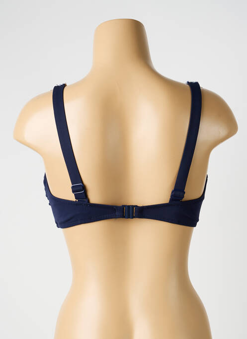 Sutien de costum de baie elasticitate sutien balconet cu decolteu înalt albastru YSABEL MORA femme
