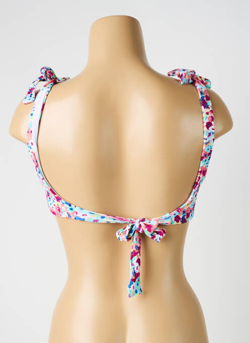 Sutien de costum de baie elasticitate sutien balconet cu decolteu înalt roz YSABEL MORA femme