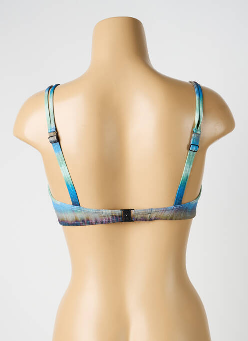 Sutien de costum de baie elasticitate sutien balconet cu decolteu înalt albastru OPERA femme