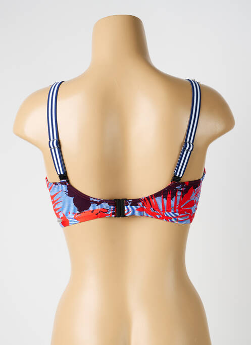 Sutien de costum de baie elasticitate sutien balconet cu decolteu înalt roșu SUNFLAIR femme