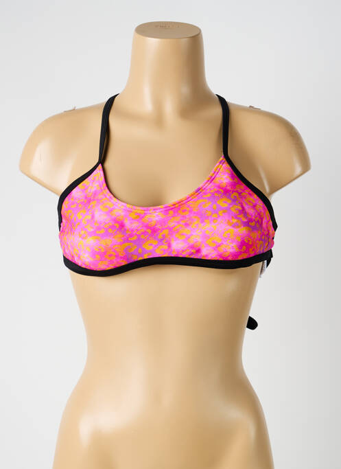 Sutien de costum de baie elasticitate sutien balconet cu decolteu înalt roz SUNMARIN femme