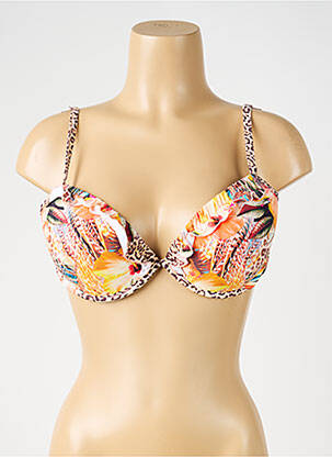 Sutien de costum de baie elasticitate top sutien push-up portocalie SUNFLAIR femeie