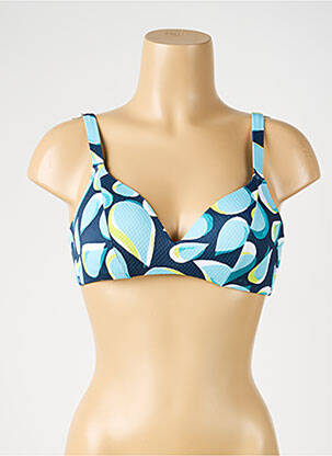 Sutien de costum de baie elasticitate top sutien modelat albastru SUNFLAIR femeie
