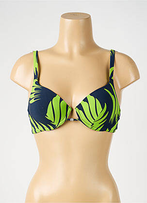 Sutien de costum de baie elasticitate top sutien modelat albastru SUNFLAIR femeie