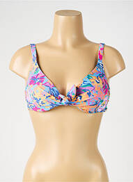Sutien de costum de baie elasticitate top sutien modelat albastru YSABEL MORA femme