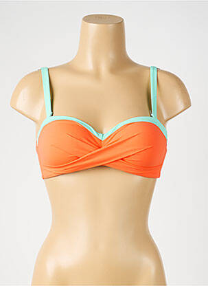 Sutien de costum de baie elasticitate top bentiță portocalie SUNFLAIR femeie