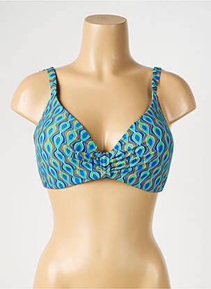 Sutien de costum de baie elasticitate top sutien modelat albastru SUNMARIN femeie