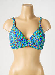 Sutien de costum de baie elasticitate top sutien modelat albastru SUNMARIN femme