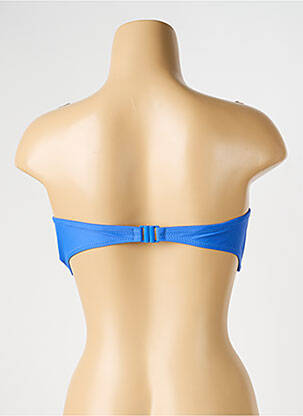 Sutien de costum de baie elasticitate top bentiță albastru YSABEL MORA femeie