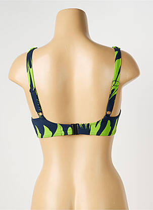 Sutien de costum de baie elasticitate sutien cupe întregi cu decolteu înalt albastru SUNFLAIR femeie