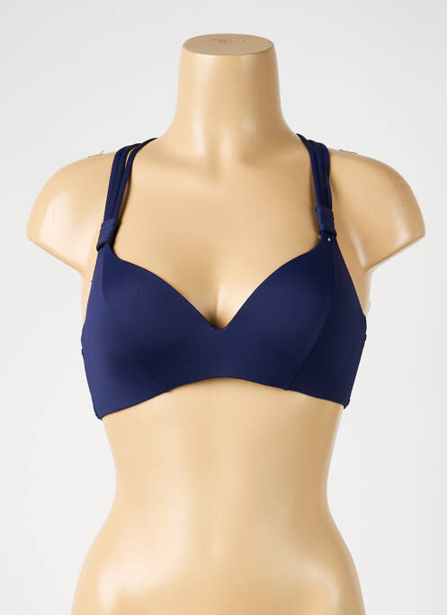 Sutien de costum de baie elasticitate top sutien modelat albastru SUNFLAIR femme