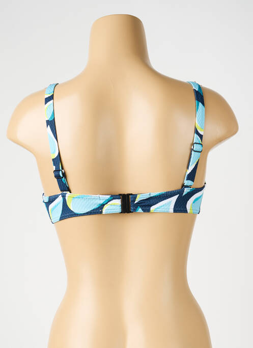 Sutien de costum de baie elasticitate top sutien modelat albastru SUNFLAIR femme