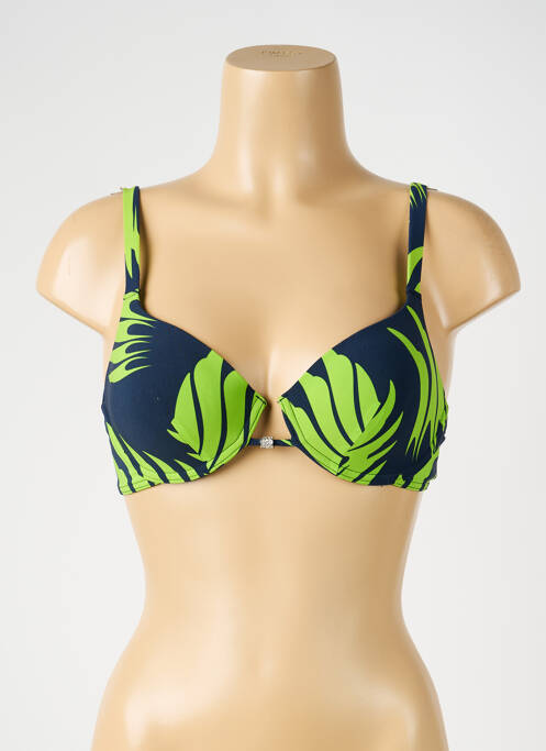 Sutien de costum de baie elasticitate top sutien modelat albastru SUNFLAIR femme