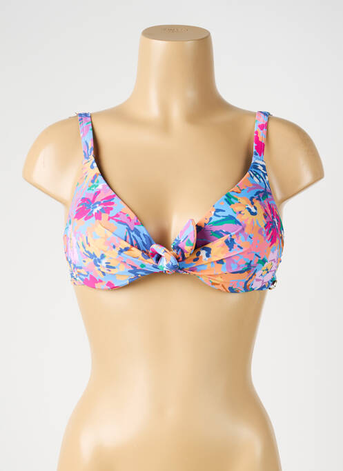 Sutien de costum de baie elasticitate top sutien modelat albastru YSABEL MORA femme