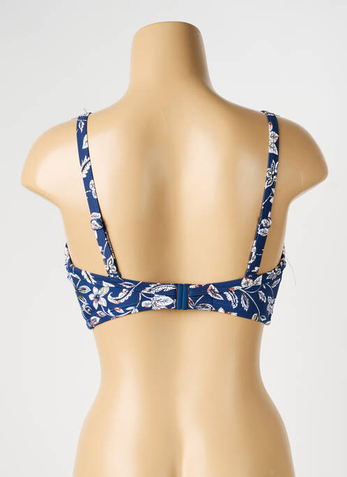 Sutien de costum de baie elasticitate top sutien modelat albastru OLYMPIA femme
