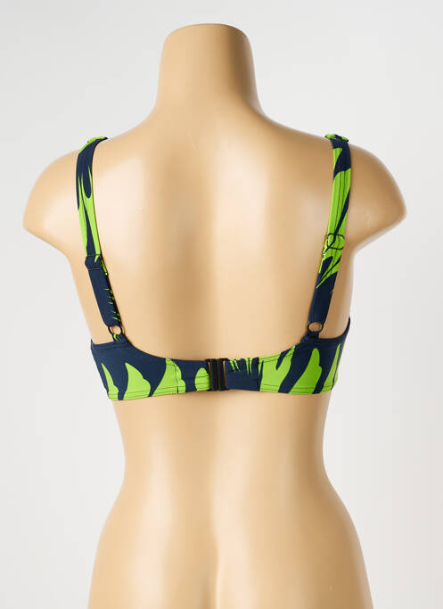 Sutien de costum de baie elasticitate sutien cupe întregi cu decolteu înalt albastru SUNFLAIR femme