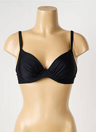 Sutien de costum de baie elasticitate sutien cupe întregi cu decolteu înalt negru SASSA femme
