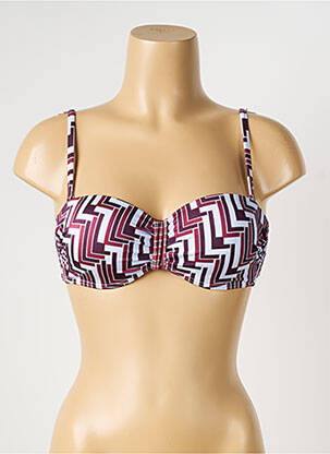 Sutien de costum de baie elasticitate top bentiță violet OLYMPIA femeie