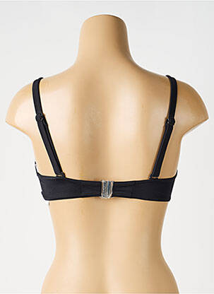 Sutien de costum de baie elasticitate sutien cupe întregi cu decolteu înalt negru OLYMPIA femeie