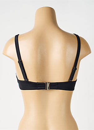 Sutien de costum de baie elasticitate sutien cupe întregi cu decolteu înalt negru OLYMPIA femeie