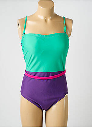 Costum de baie dintr-o singură piesă bretele elastice detașabile top sutien modelat violet YSABEL MORA femeie