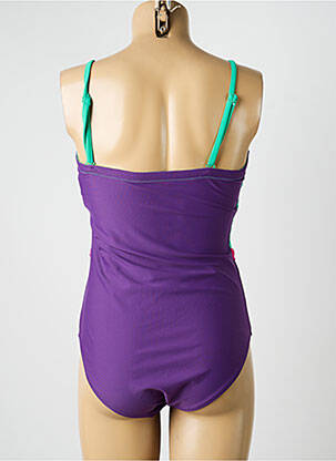 Costum de baie dintr-o singură piesă bretele elastice detașabile top sutien modelat violet YSABEL MORA femeie