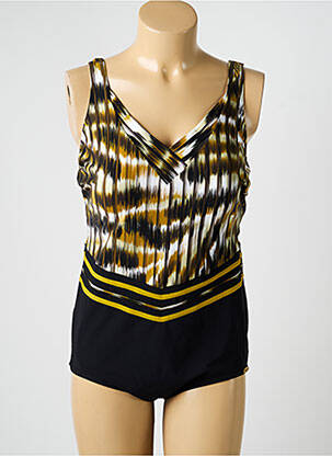 Costum de baie dintr-o singură piesă imprimeu fantezie top sutien modelat negru SUNFLAIR femme