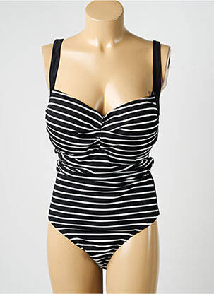 Costum de baie dintr-o singură piesă elasticitate top sutien modelat negru SASSA femme