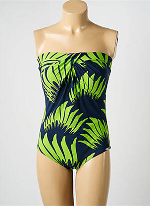 Costum de baie dintr-o singură piesă imprimeu fantezie top sutien modelat albastru SUNFLAIR femeie