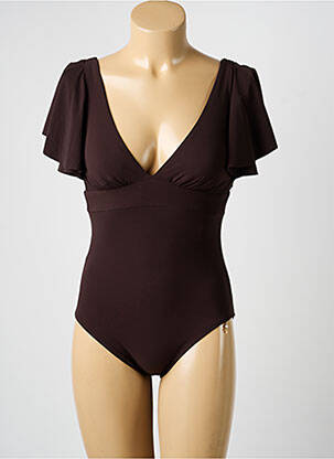 Costum de baie dintr-o singură piesă elasticitate top sutien modelat maro OPERA femeie
