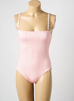 Costum de baie dintr-o singură piesă elasticitate roz YSABEL MORA femme