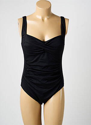 Costum de baie dintr-o singură piesă elasticitate top sutien modelat negru ADMAS femme
