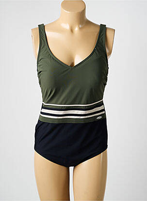 Costum de baie dintr-o singură piesă elasticitate top sutien modelat verde SUNFLAIR femeie