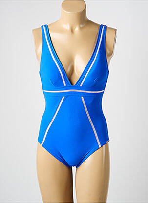 Costum de baie dintr-o singură piesă elasticitate top sutien modelat albastru SUNFLAIR femeie