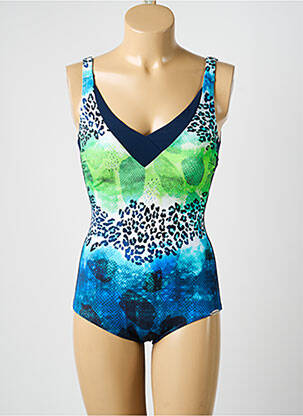 Costum de baie dintr-o singură piesă imprimeu fantezie top sutien modelat albastru SUNFLAIR femeie